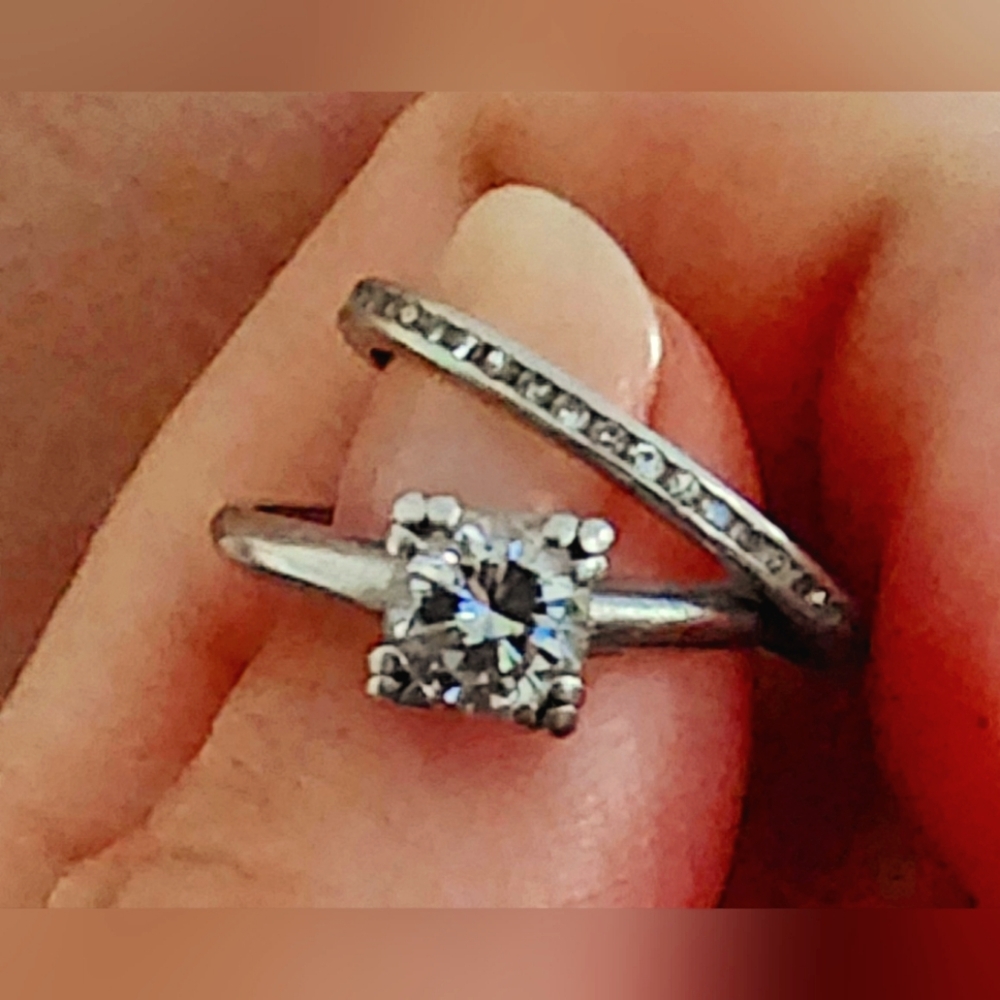 Wedding band set